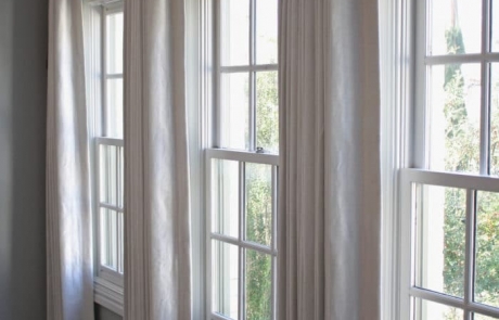 living room custom drapes